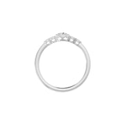 Solitaire diamant synthétique rond Loretta 0.25 carat or blanc 14 carats